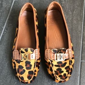 Tory Burch Leopard slip on